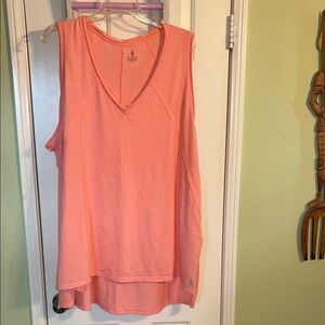 Free Movement Orange Cotton Cover Up Oversized Medium NWOT